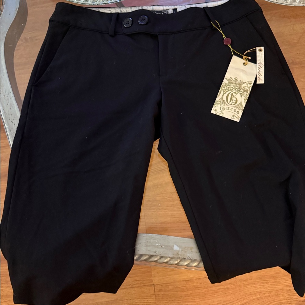 Guess Womens Size 31 Black Wide Leg Capri Pants
Measurements (Laid Flat